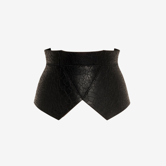 Branches leather corset belt