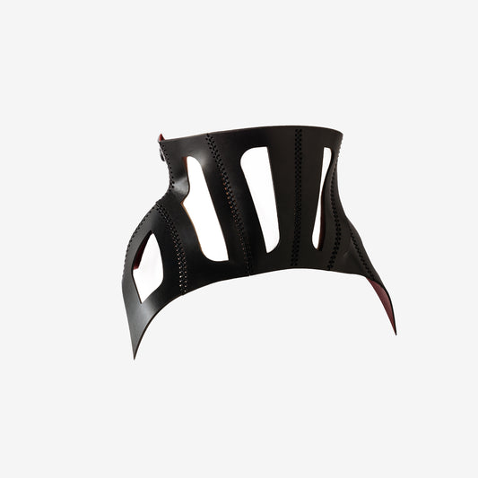 Gryfin leather waist corset belt