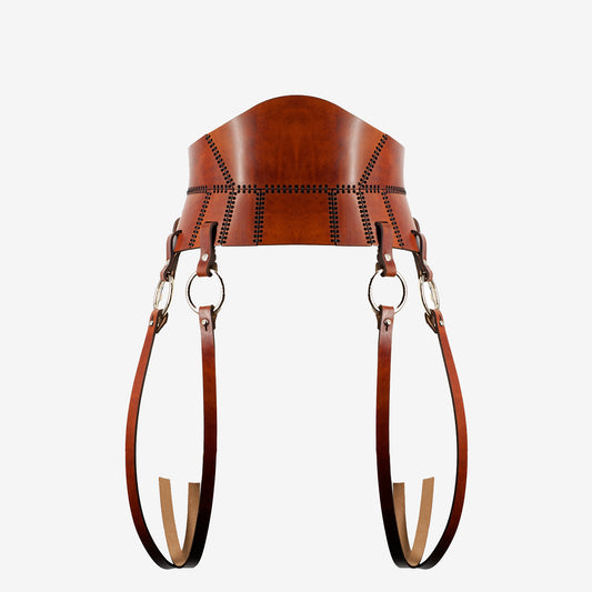 0770 x Nostrasantissima B02 leather corset