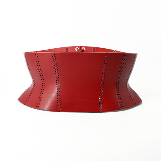 Élise Couture Bustier-Belt Red