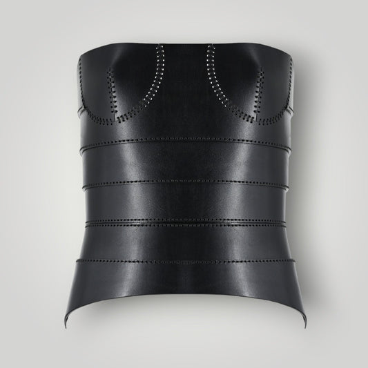 CO 27 – Full Leather Corset with Buckled Closure