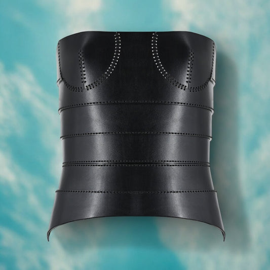 CO 27 – Full Leather Corset with Buckled Closure SAMPLE