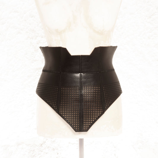 0770 Arrow leather corset belt