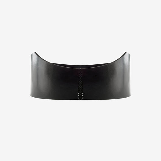 Snake leather waist belt