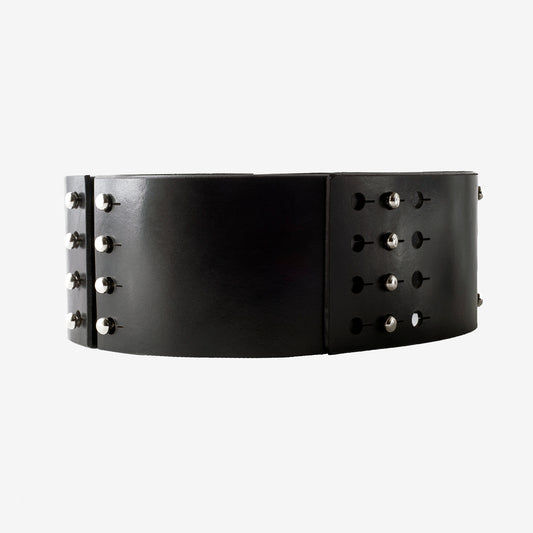 Kinky leather belt