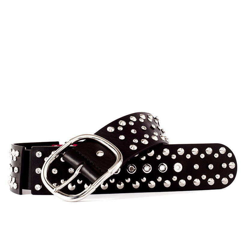 0770 Lise studded leather belt