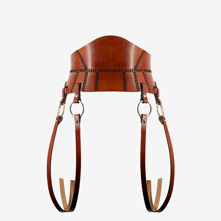 0770 x Nostrasantissima B02 leather corset