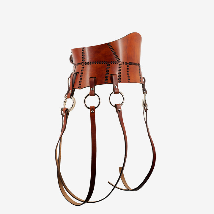 0770 x Nostrasantissima B02 leather corset