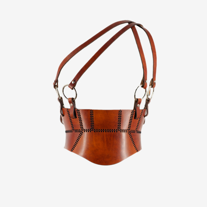 0770 x Nostrasantissima B02 leather corset